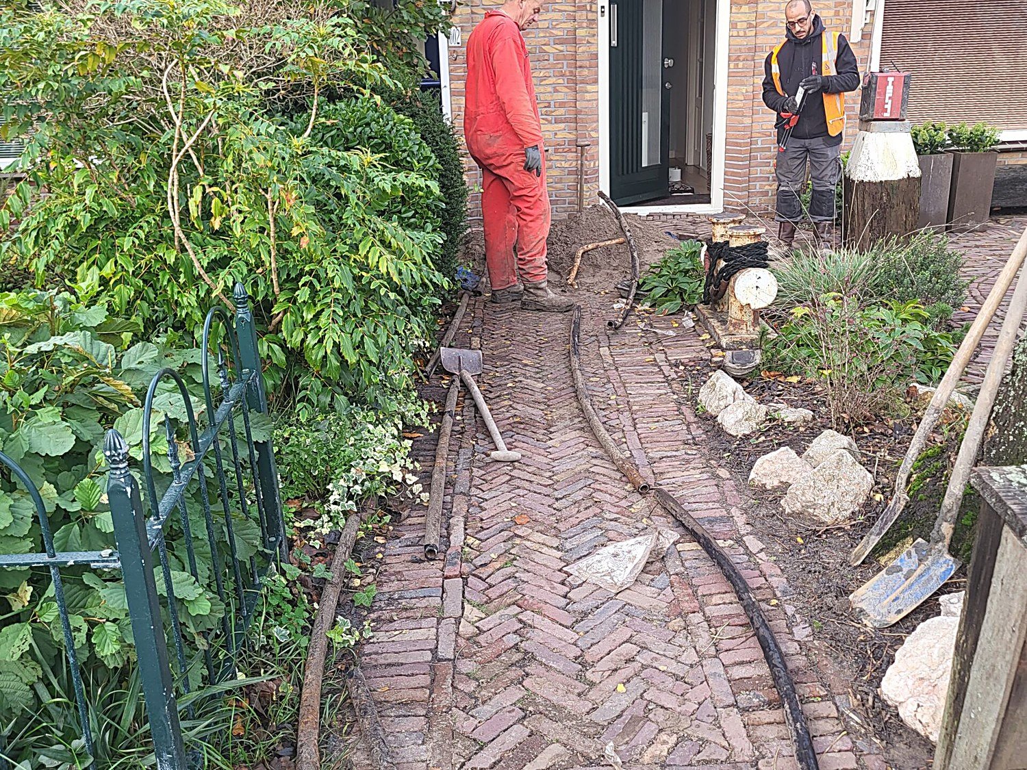 Gasaansluiting verwijderd in Venhuizen